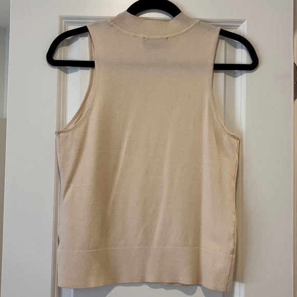 Express Soft Mock Neck Sweater Tank - Picture 3 of 6
